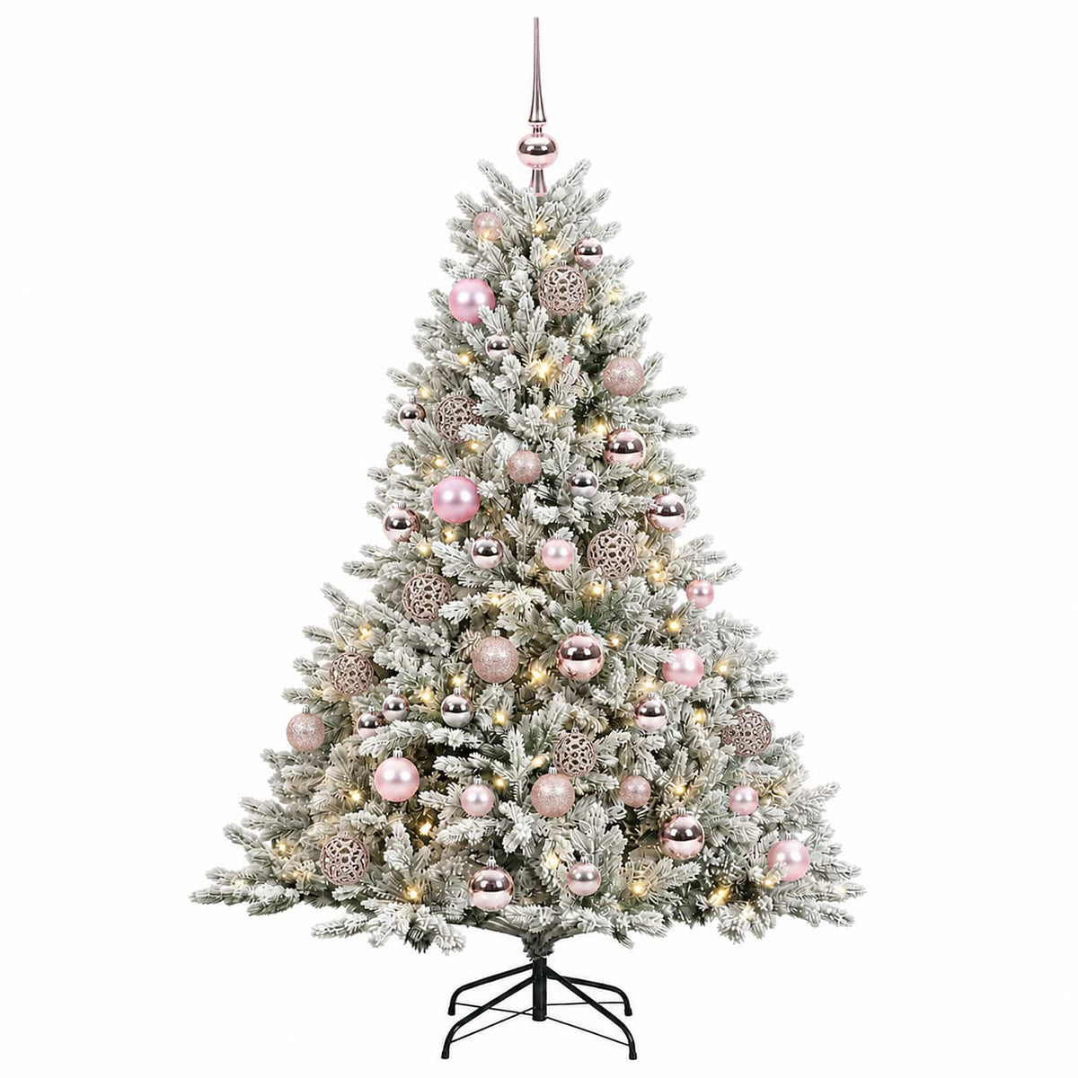 Umjetno božićno drvce s kuglicom 120 cm 150 LED lampica