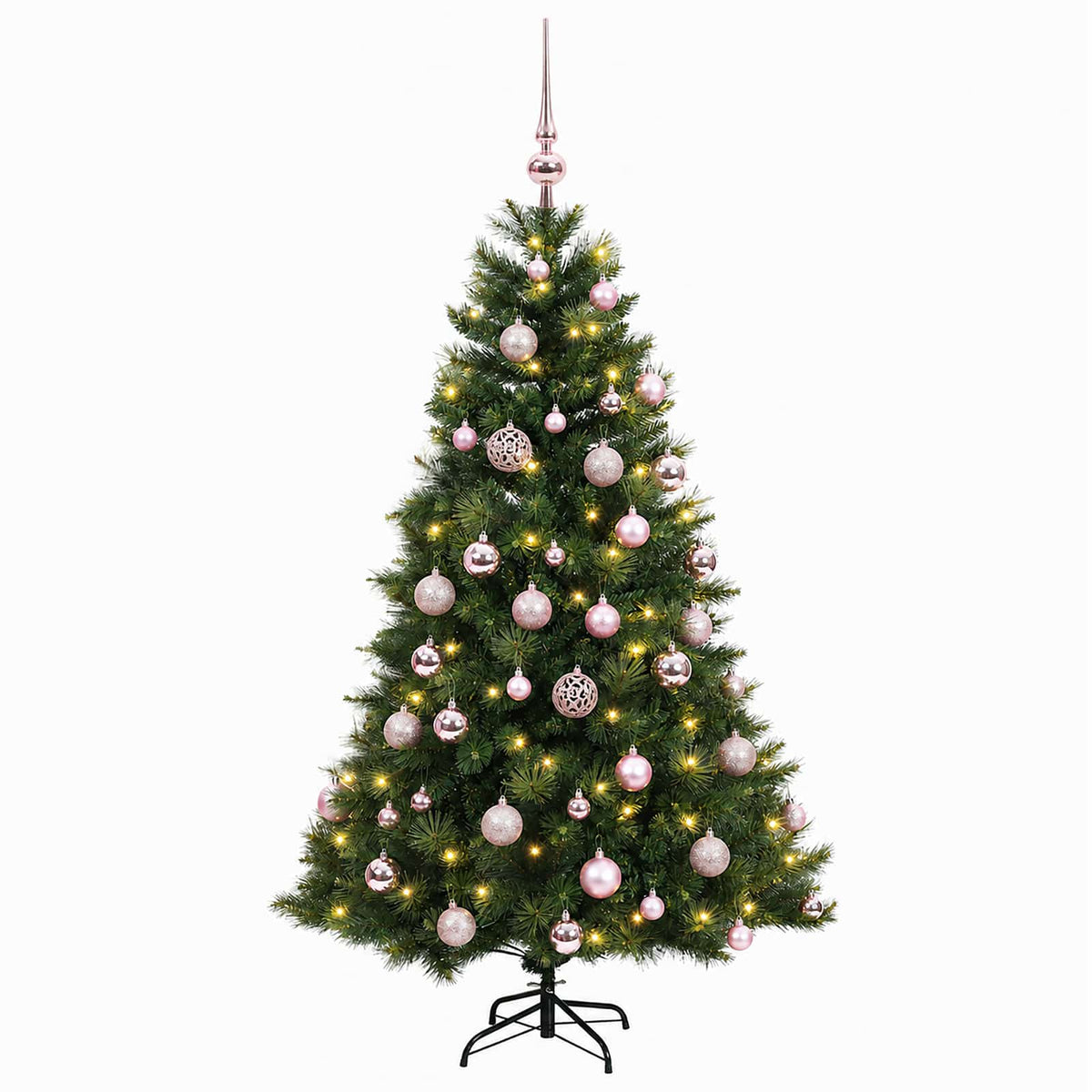 Umjetno božićno drvce s kuglicom 120 cm 150 LED lampica