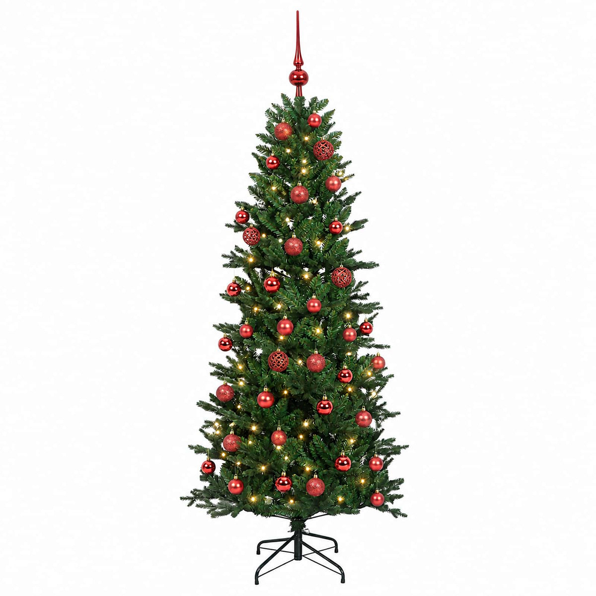Umjetno božićno drvce s kuglicom 150 cm 150 LED lampica