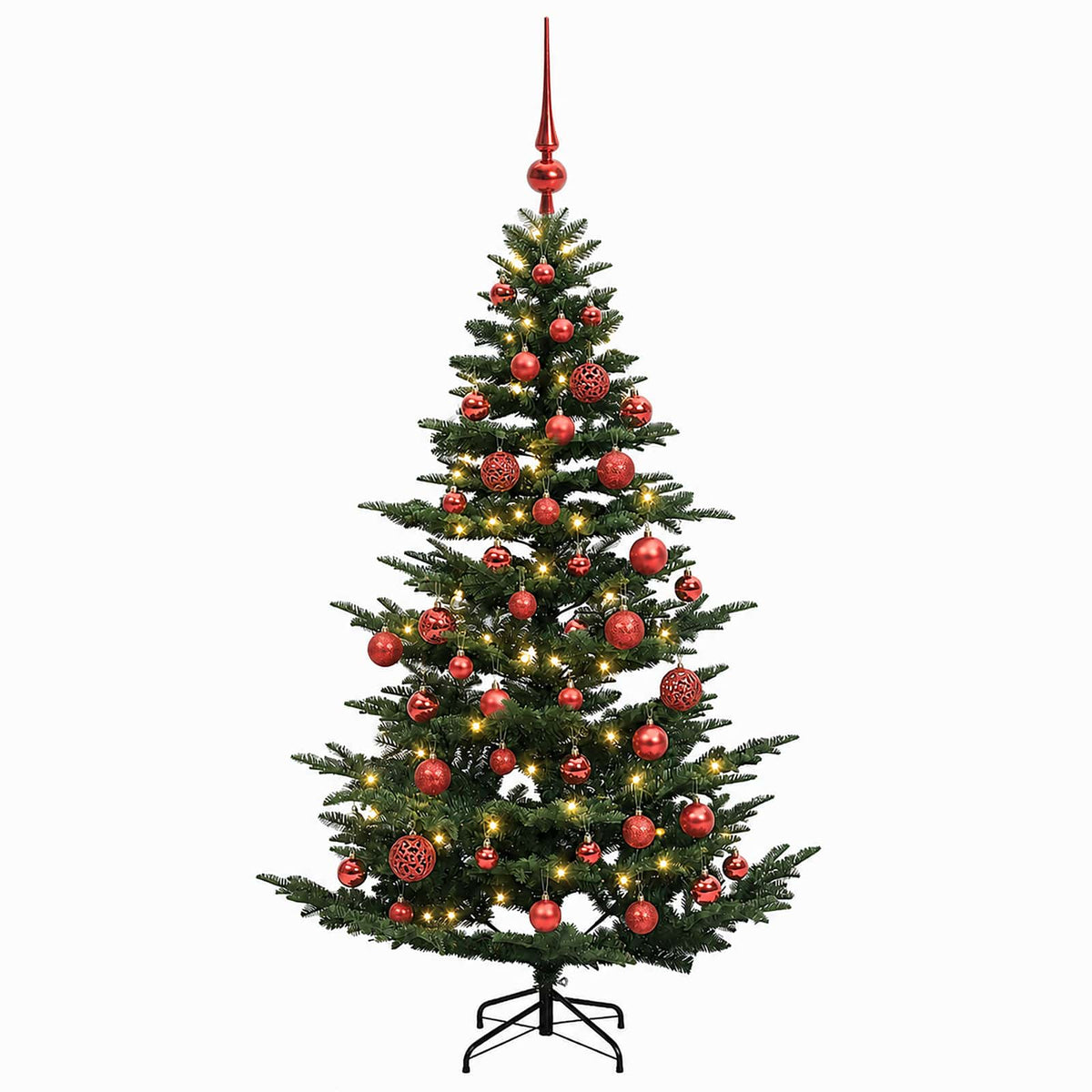Umjetno božićno drvce s kuglicom 150 cm 150 LED lampica