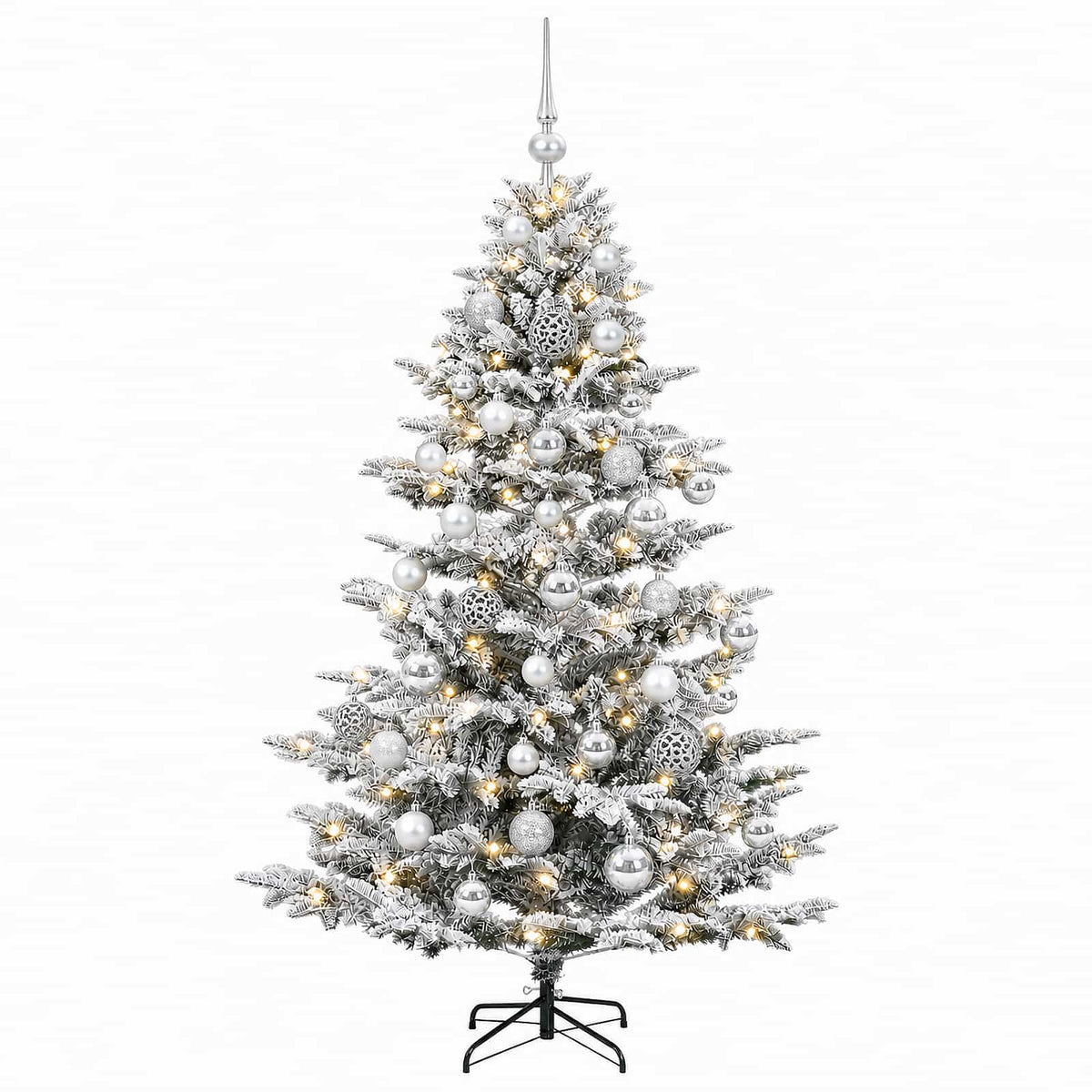 Umjetno božićno drvce s kuglicom 150 cm 150 LED lampica