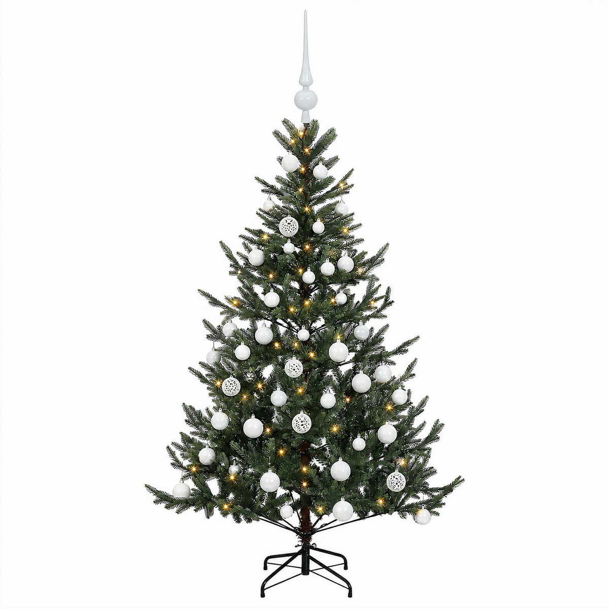 Umjetno božićno drvce s kuglicom 150 cm 150 LED lampica