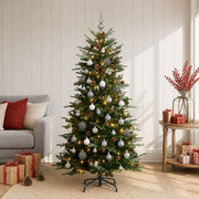 Umjetno božićno drvce s kuglicom 120 cm 150 LED lampica
