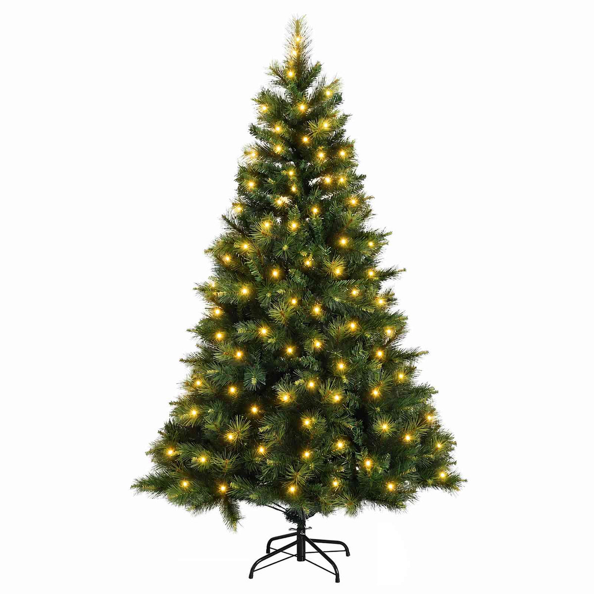 Umjetno božićno drvce s nogom 180 cm 300 LED lampica
