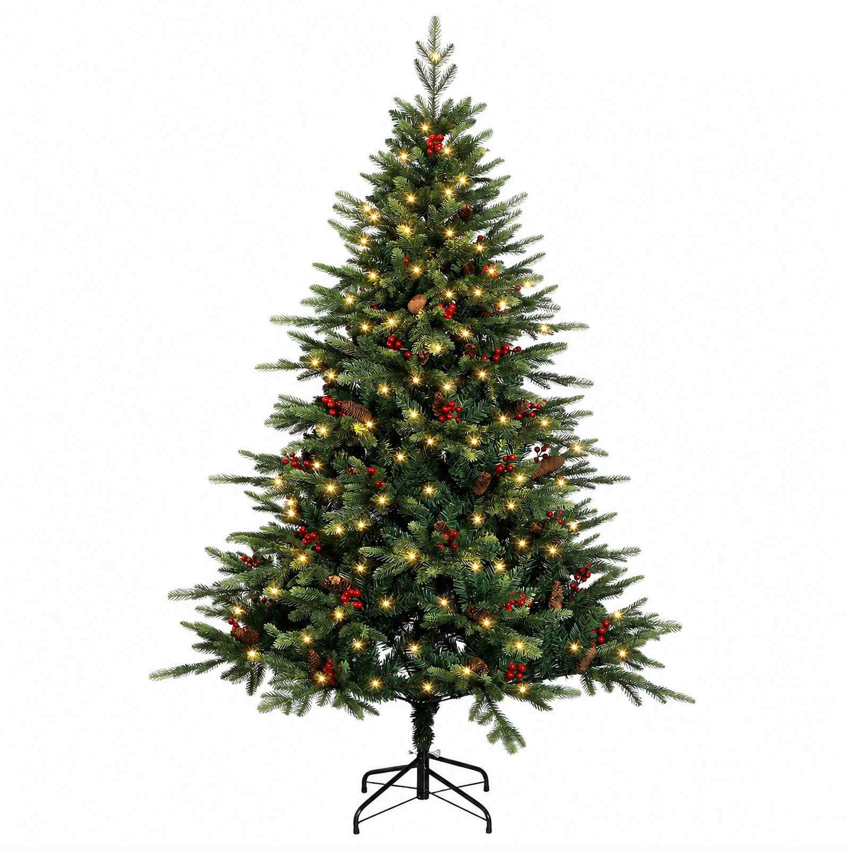 Umjetno božićno drvce s nogom 240 cm 300 LED lampica