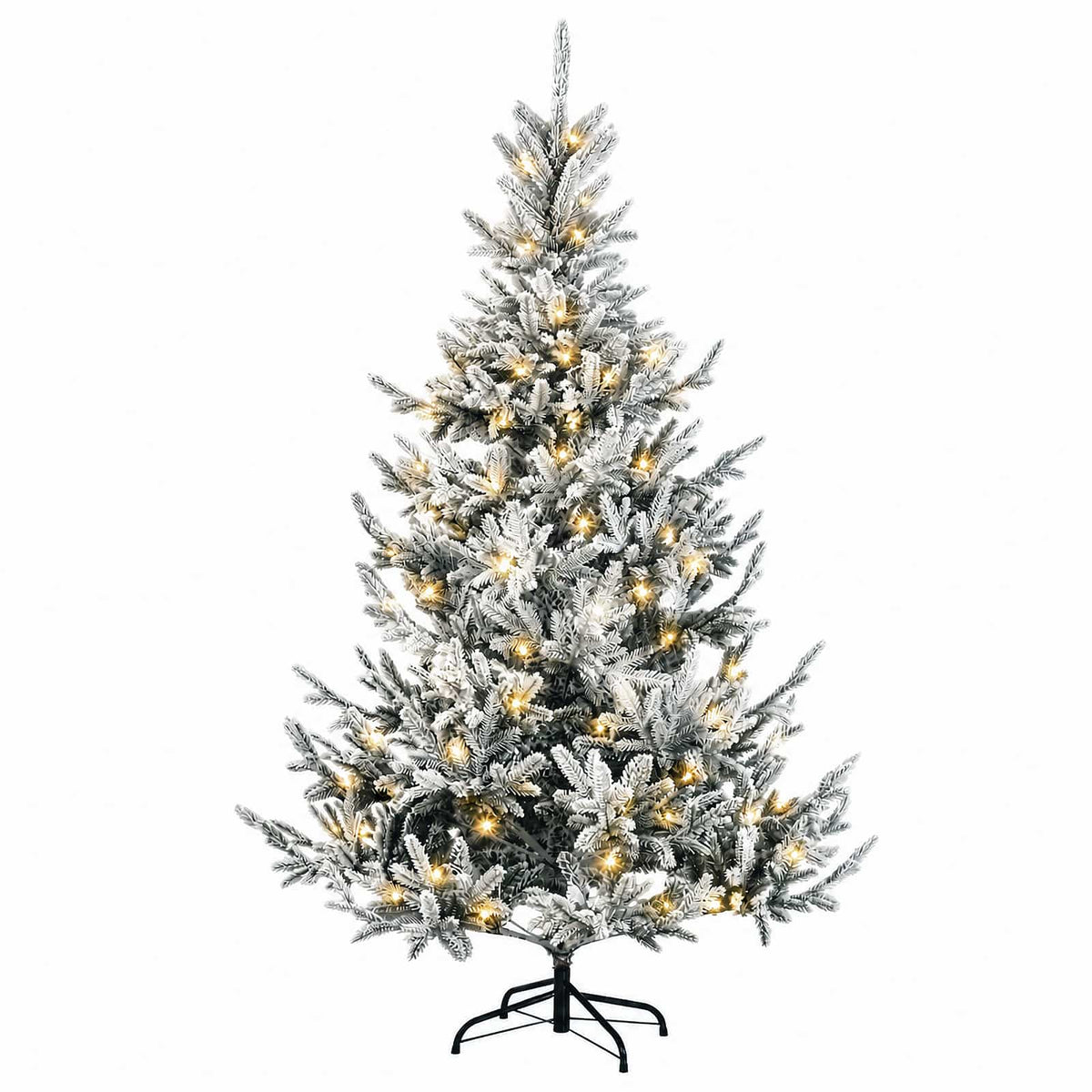 Umjetno božićno drvce s nogom 210 cm 300 LED lampica