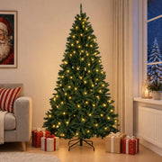 Umjetno božićno drvce s nogom 210 cm 300 LED lampica