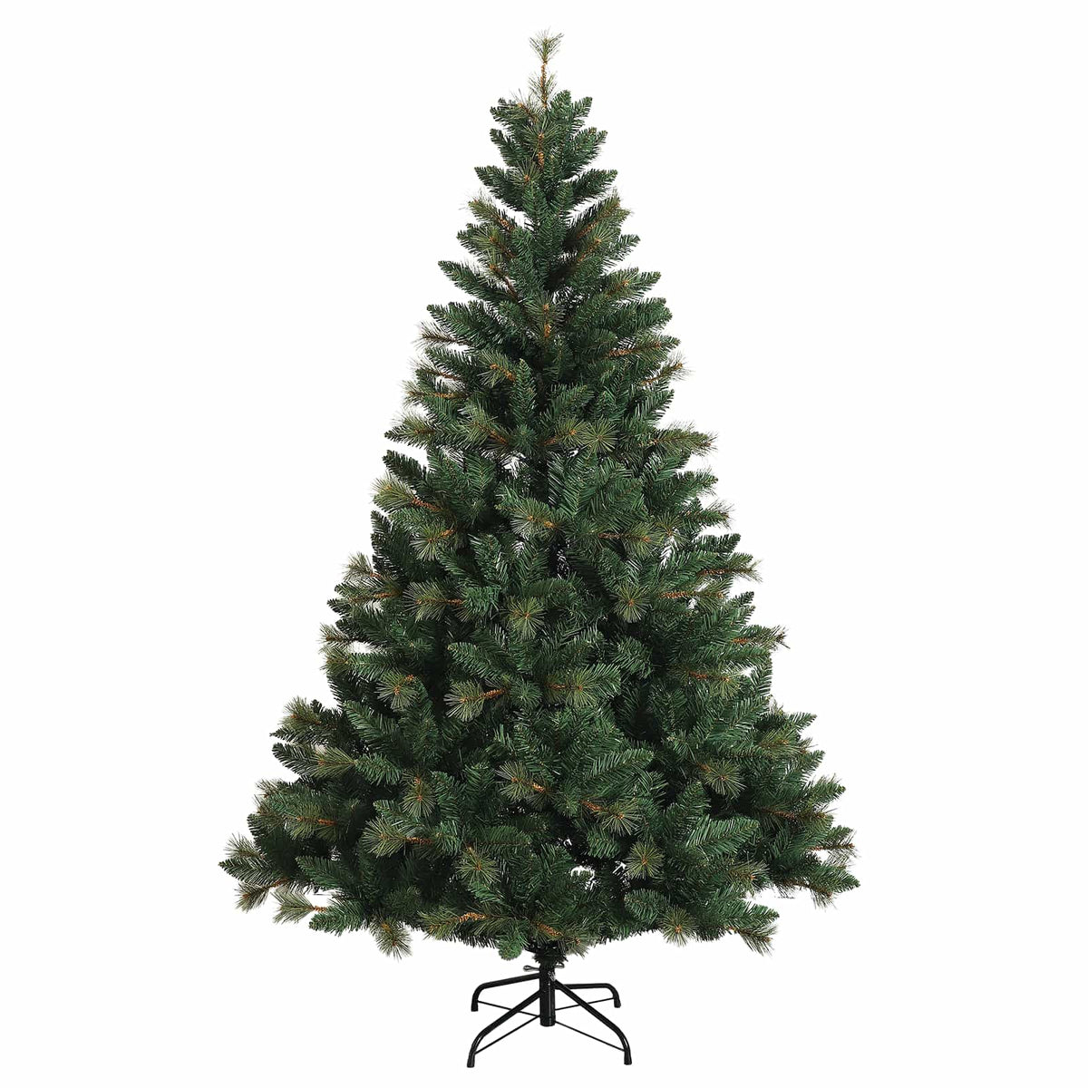 Umjetno božićno drvce s kuglicama 180 cm 300 LED lampica