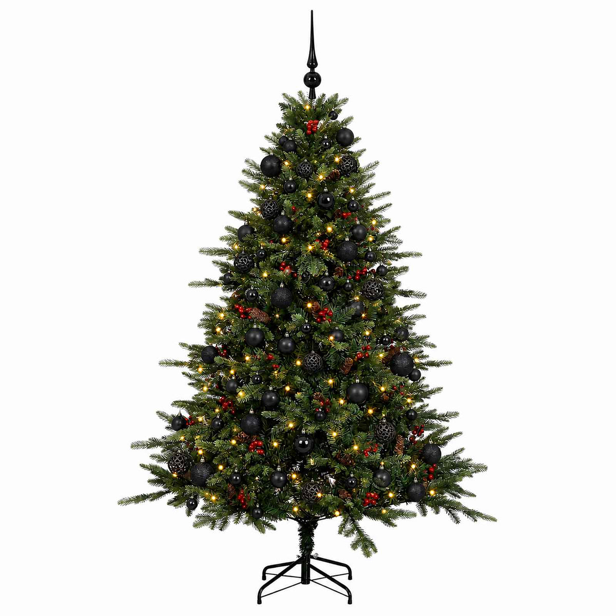 Umjetno božićno drvce s kuglicom 240 cm 300 LED lampica