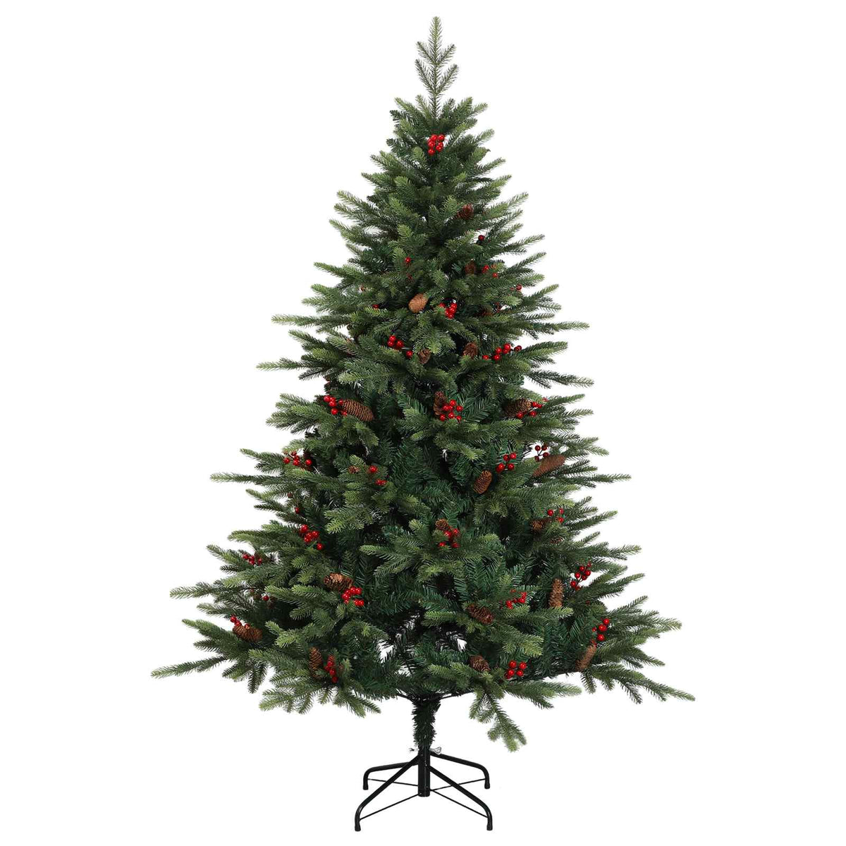 Umjetno božićno drvce s kuglicom 210 cm 300 LED lampica