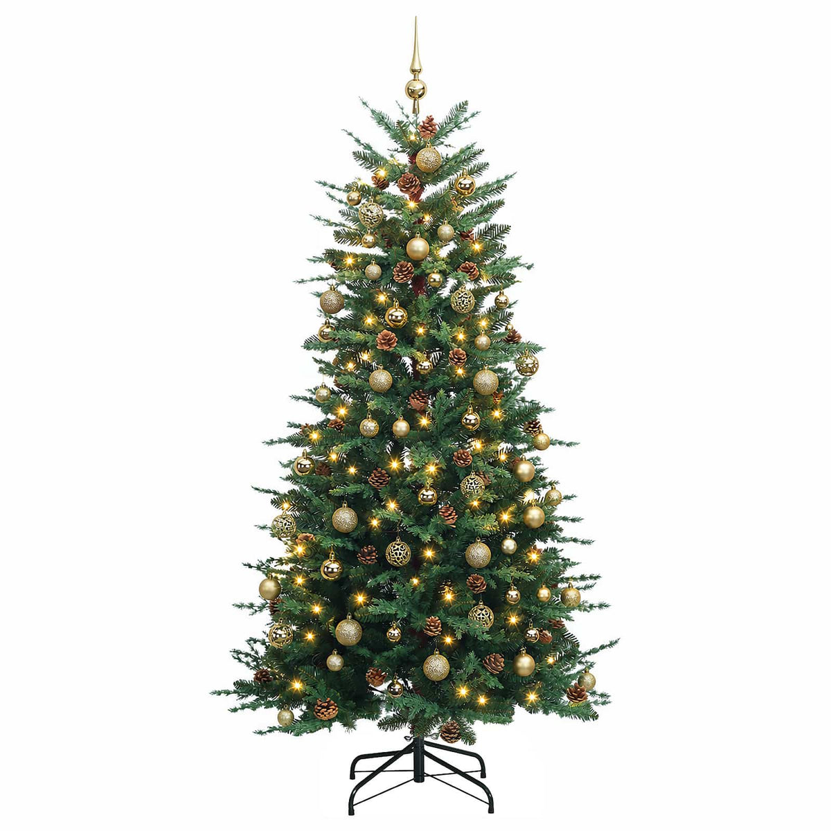 Umjetno božićno drvce s kuglicom 240 cm 300 LED lampica