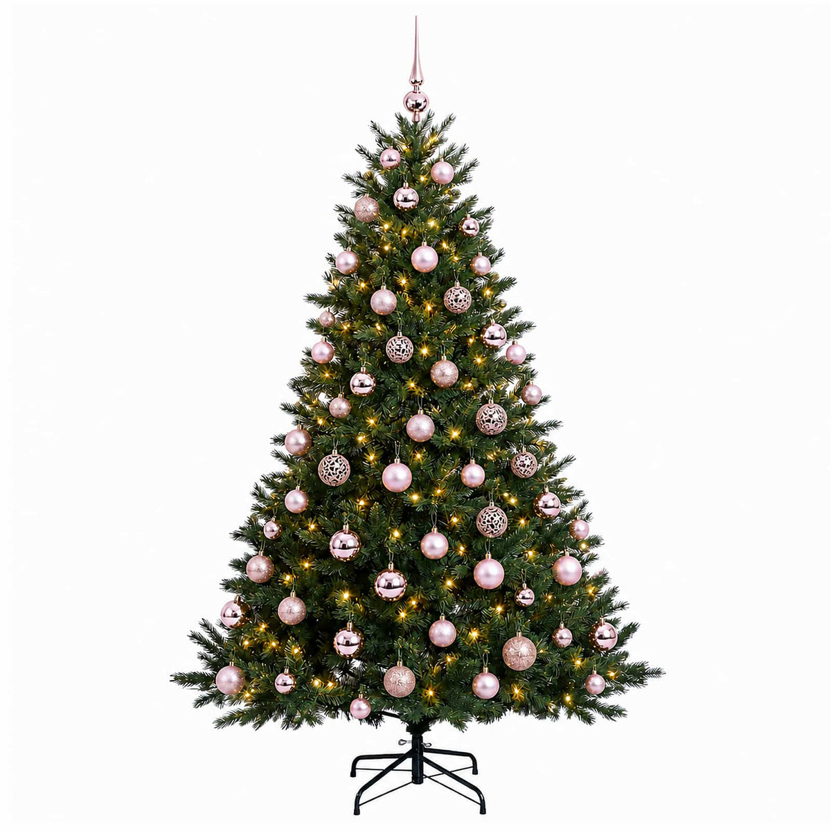 Umjetno božićno drvce s kuglicom 180 cm 300 LED lampica