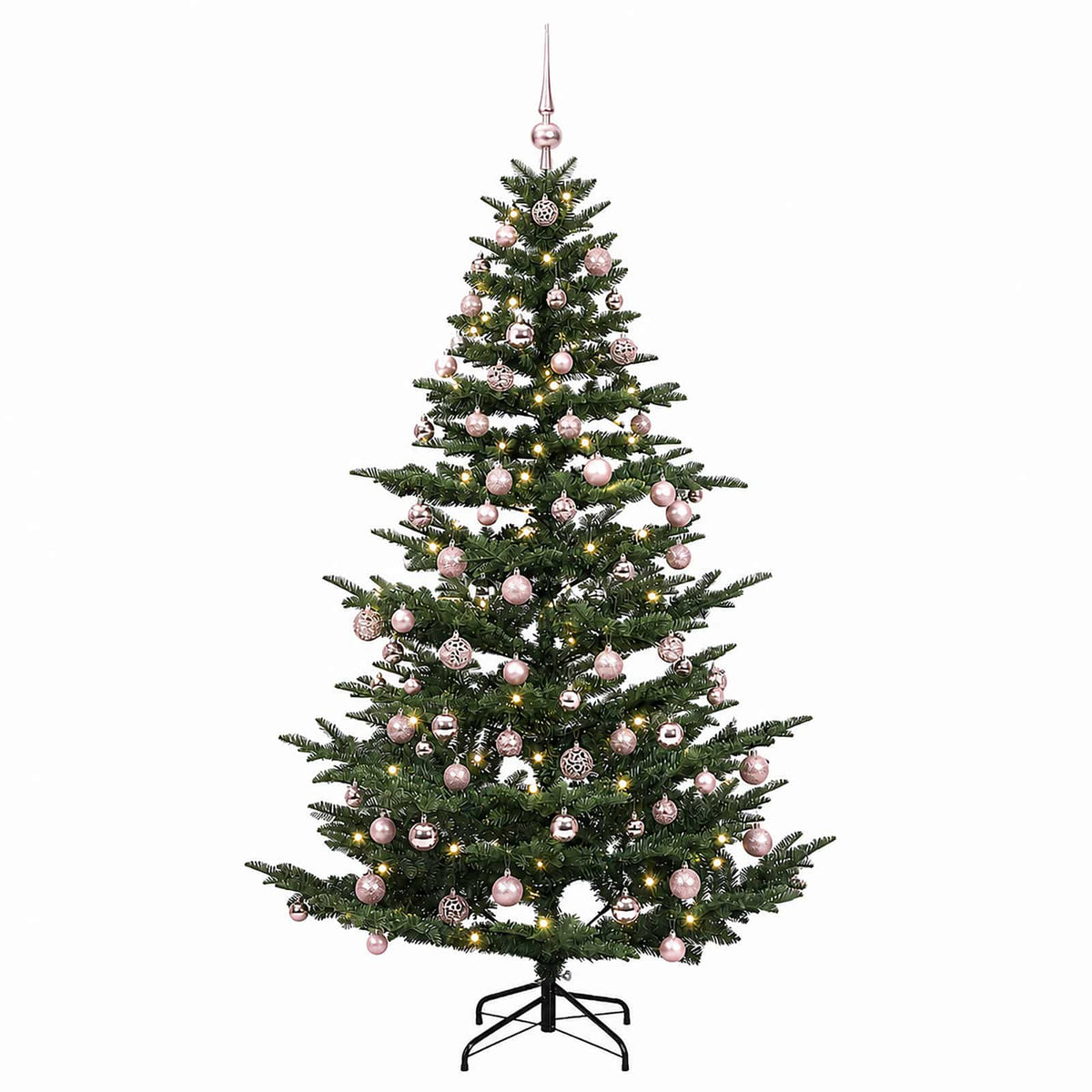 Umjetno božićno drvce s kuglicom 210 cm 300 LED lampica