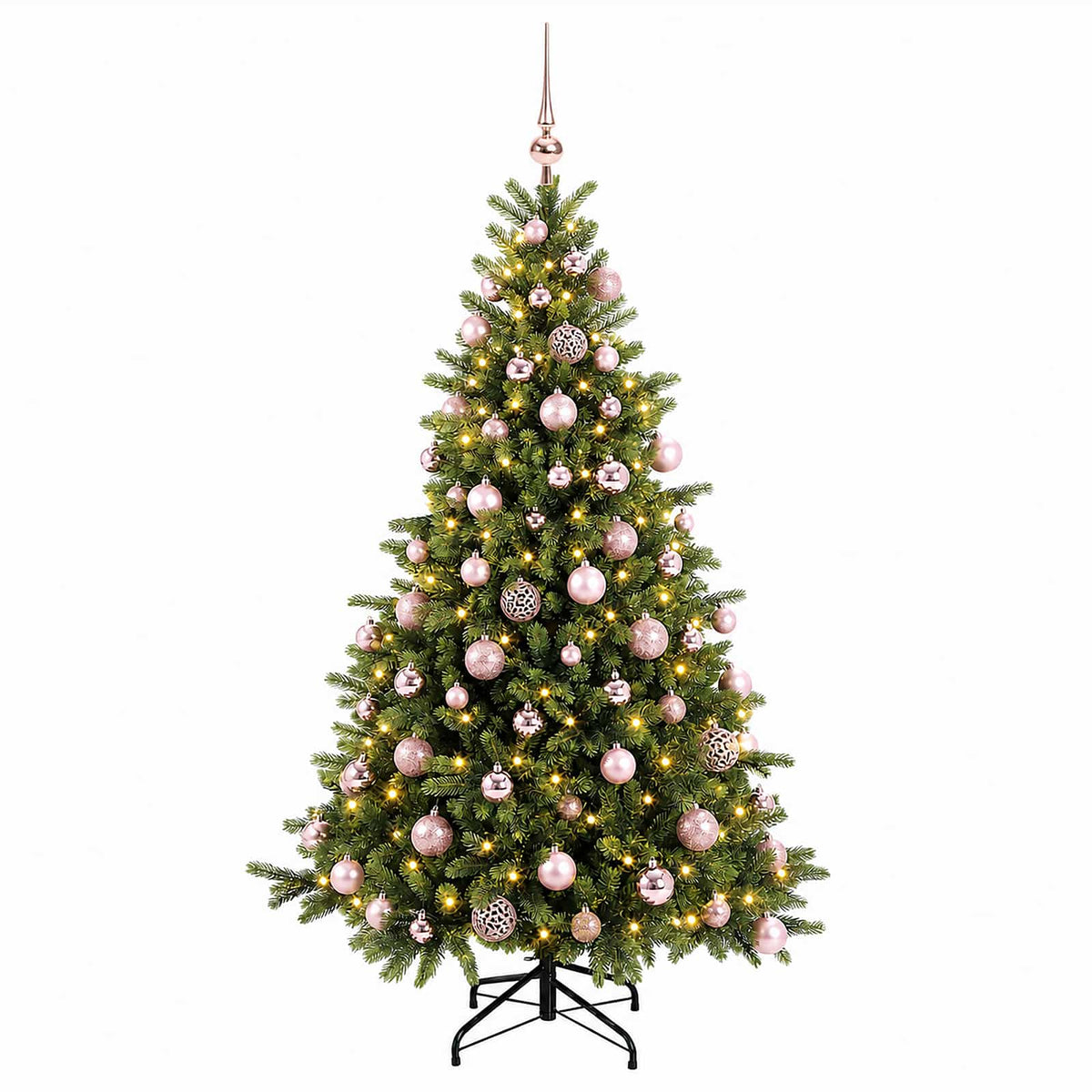 Umjetno božićno drvce s kuglicom 180 cm 300 LED lampica