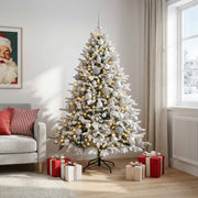 Umjetno božićno drvce s kuglicom 210 cm 300 LED lampica