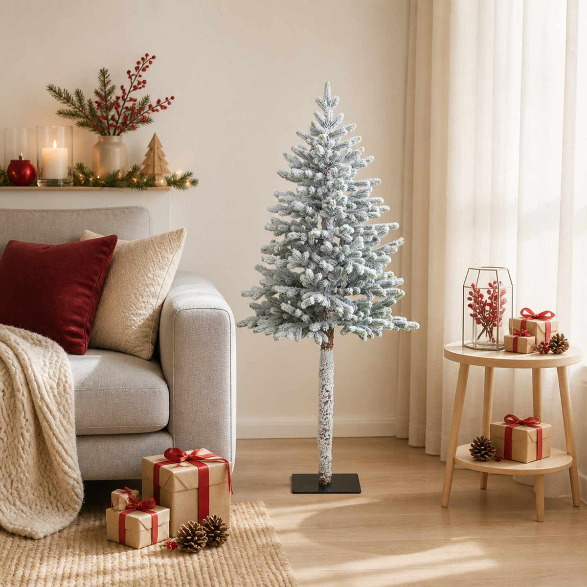Umjetno božićno drvce s nogom 150 cm PVC i metal
