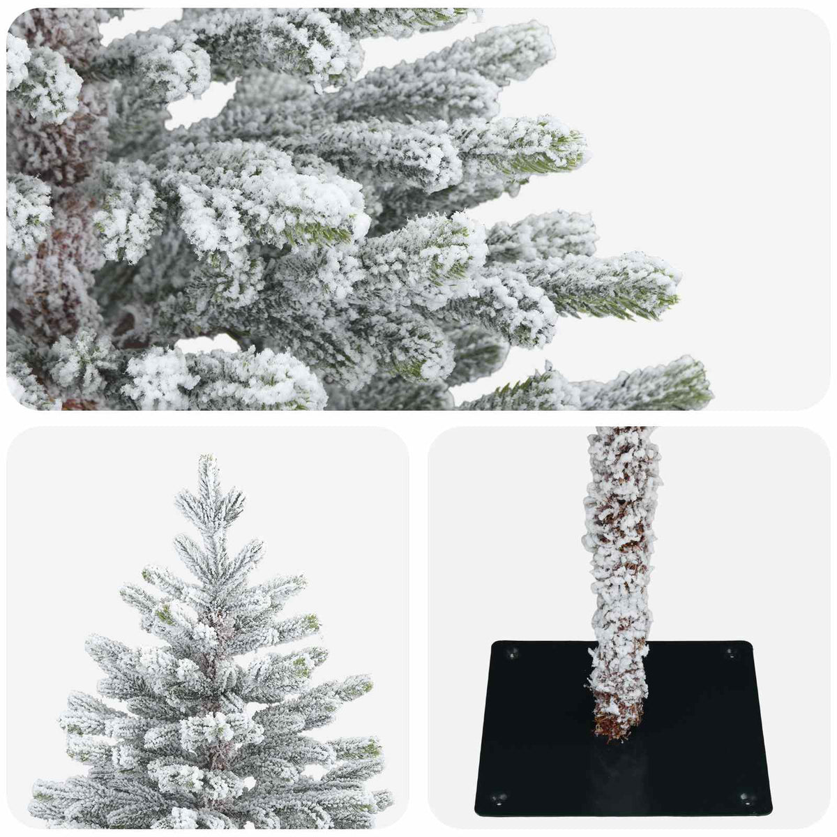 Umjetno božićno drvce s nogom 150 cm PVC i metal