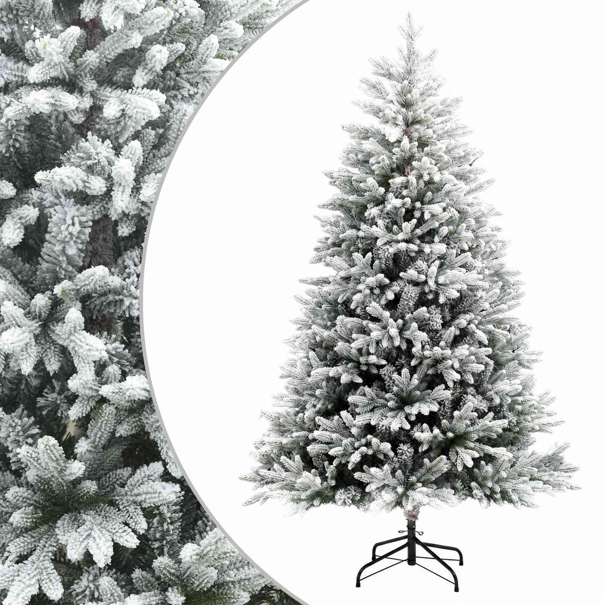 Umjetno božićno drvce s nogom 150 cm PVC i metal