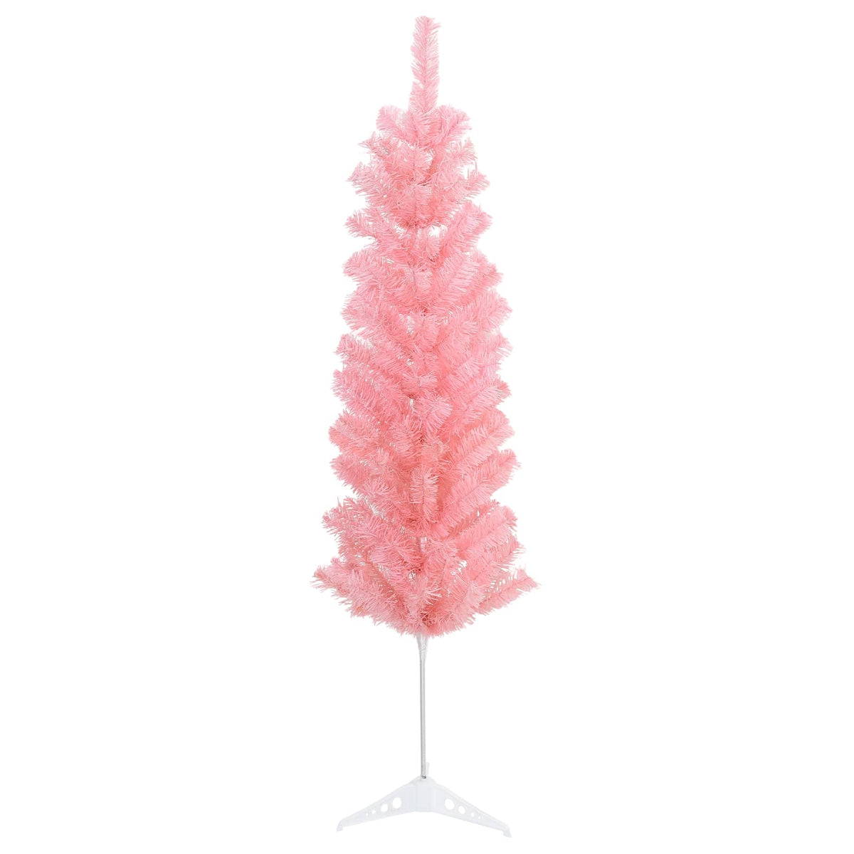 Umjetno vitko božićno drvce 120 cm PVC i čelik Ružičasta