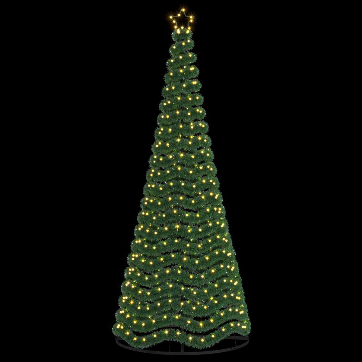 LED božićno drvce od folije s postoljem EKENAS 250 cm