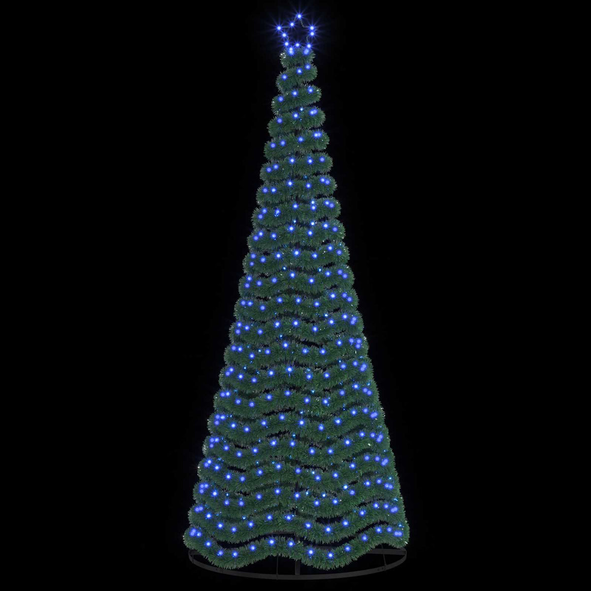 LED božićno drvce od folije s postoljem EKENAS 250 cm