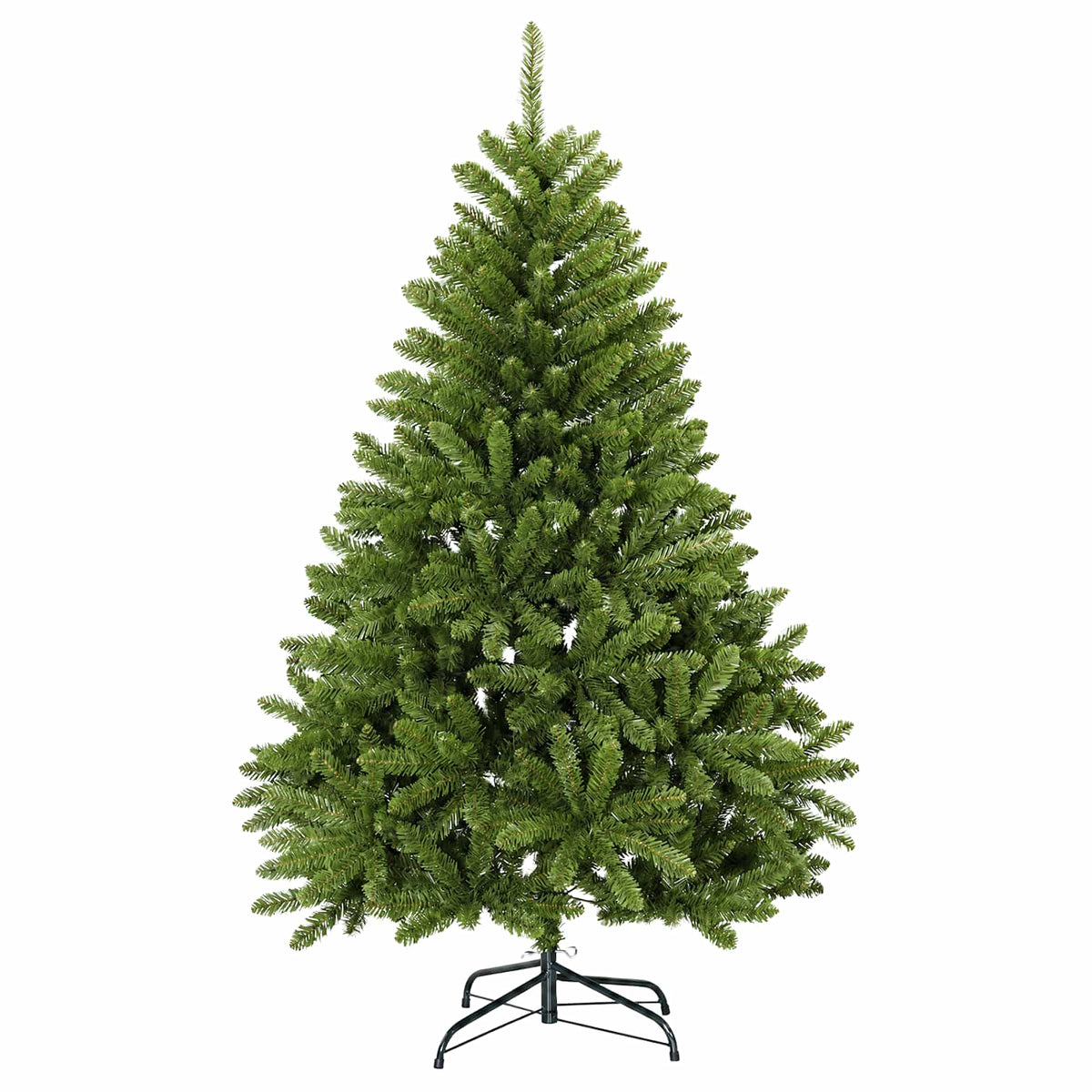 Umjetno božićno drvce s nogom 120 cm PVC Svijetlo zelena
