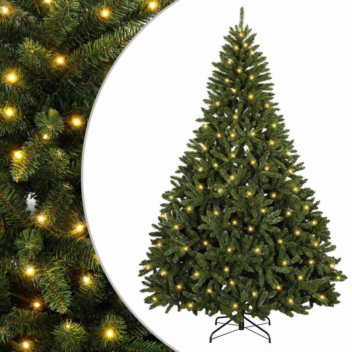Umjetno božićno drvce s nogom 300 cm 1000 LED lampica