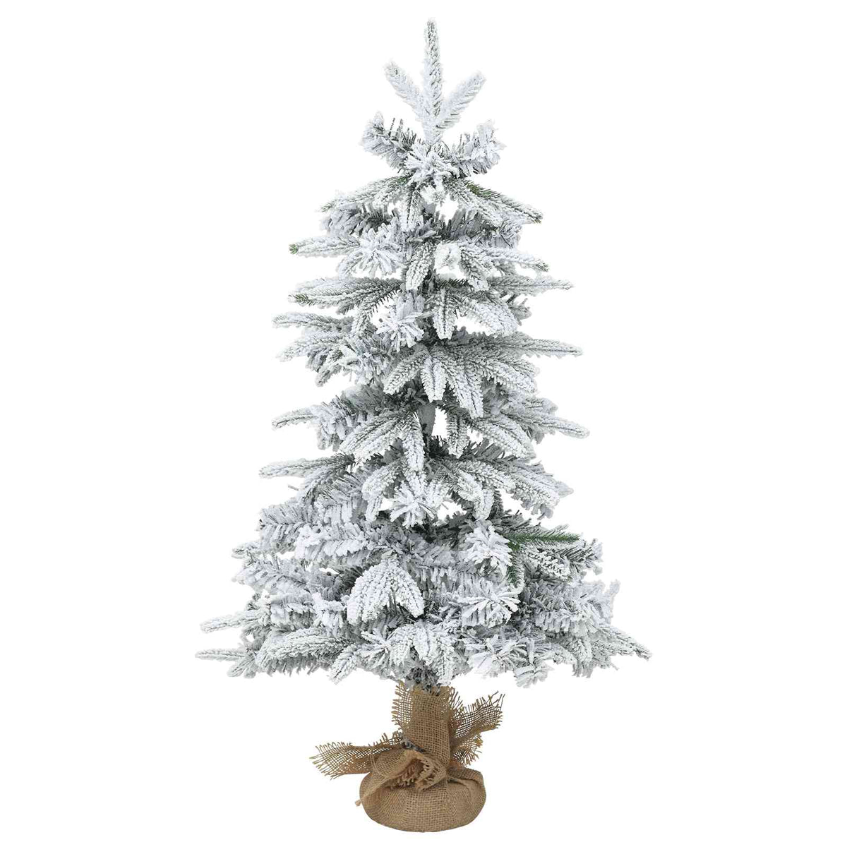Mini božićno drvce 45 cm PVC i PE Zelena i bijela