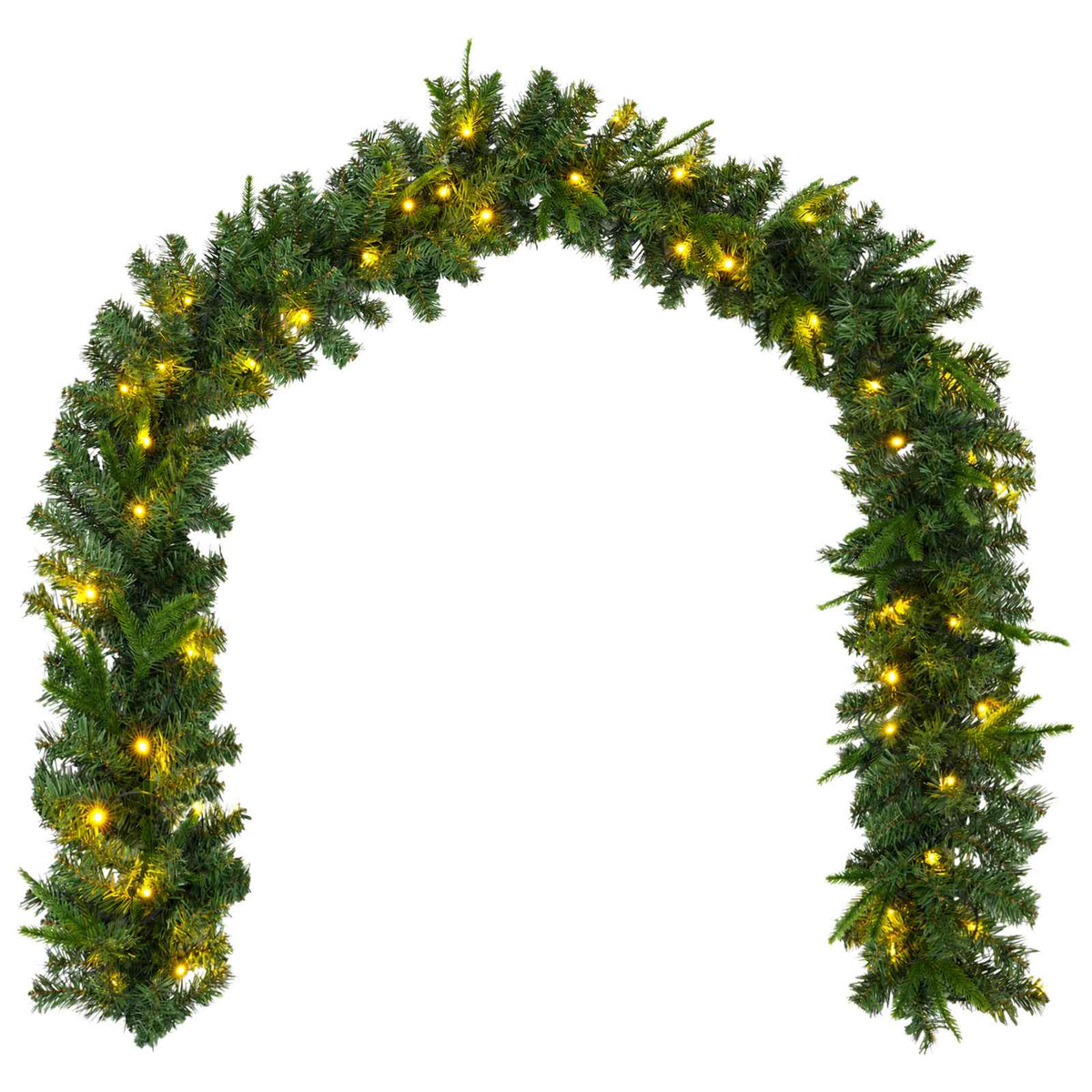Mini božićno drvce 90 cm 175 LED lampica Topla bijela PVC i PE