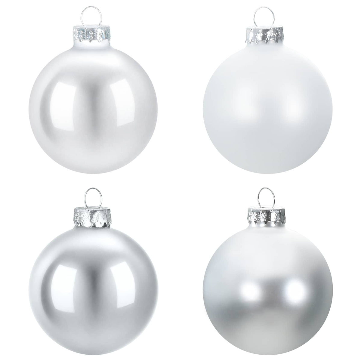 Set božićnih kuglica 30 kom. 6 cm Polistiren