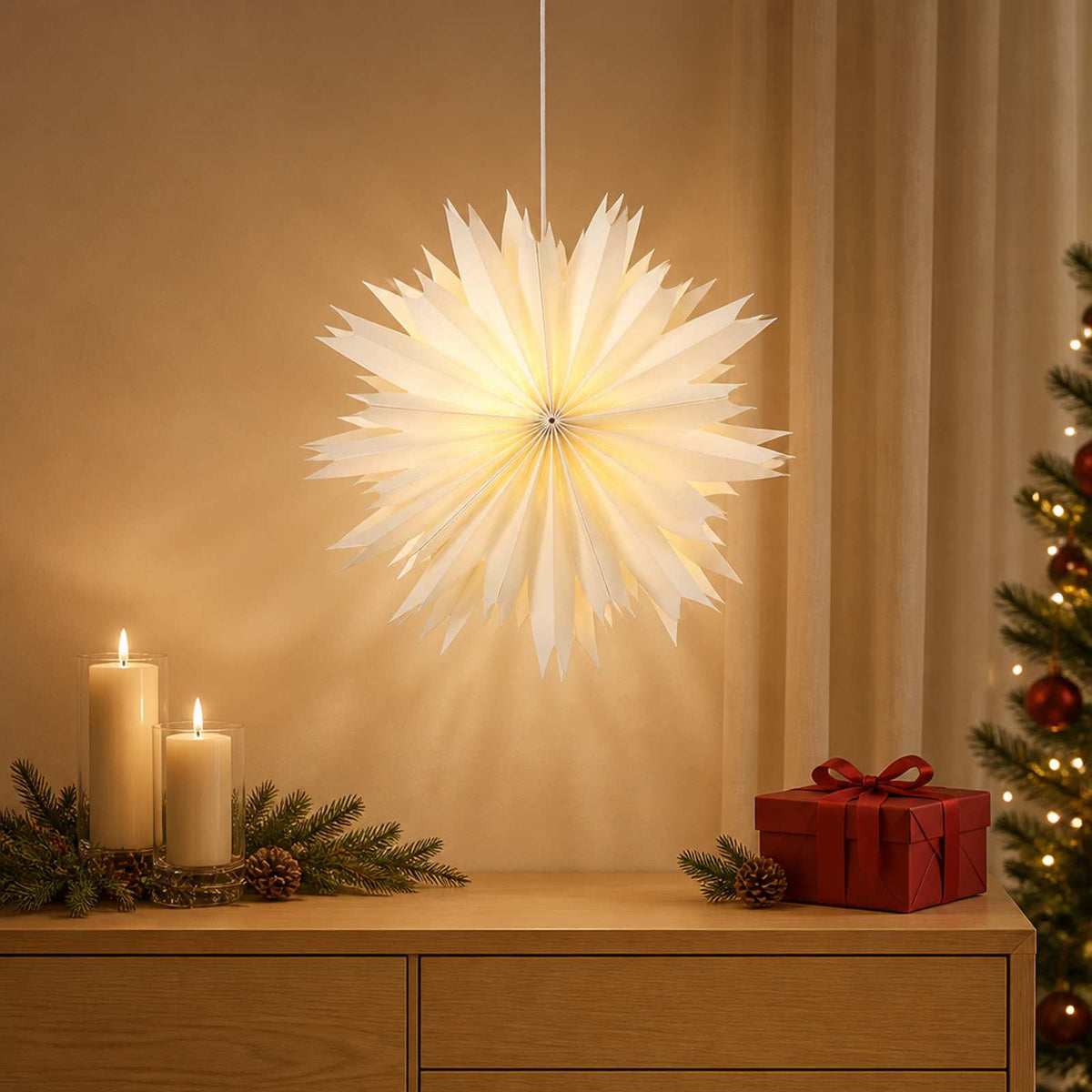 Božićna rasvjeta RAAHE 10 LED lampica Topla bijela