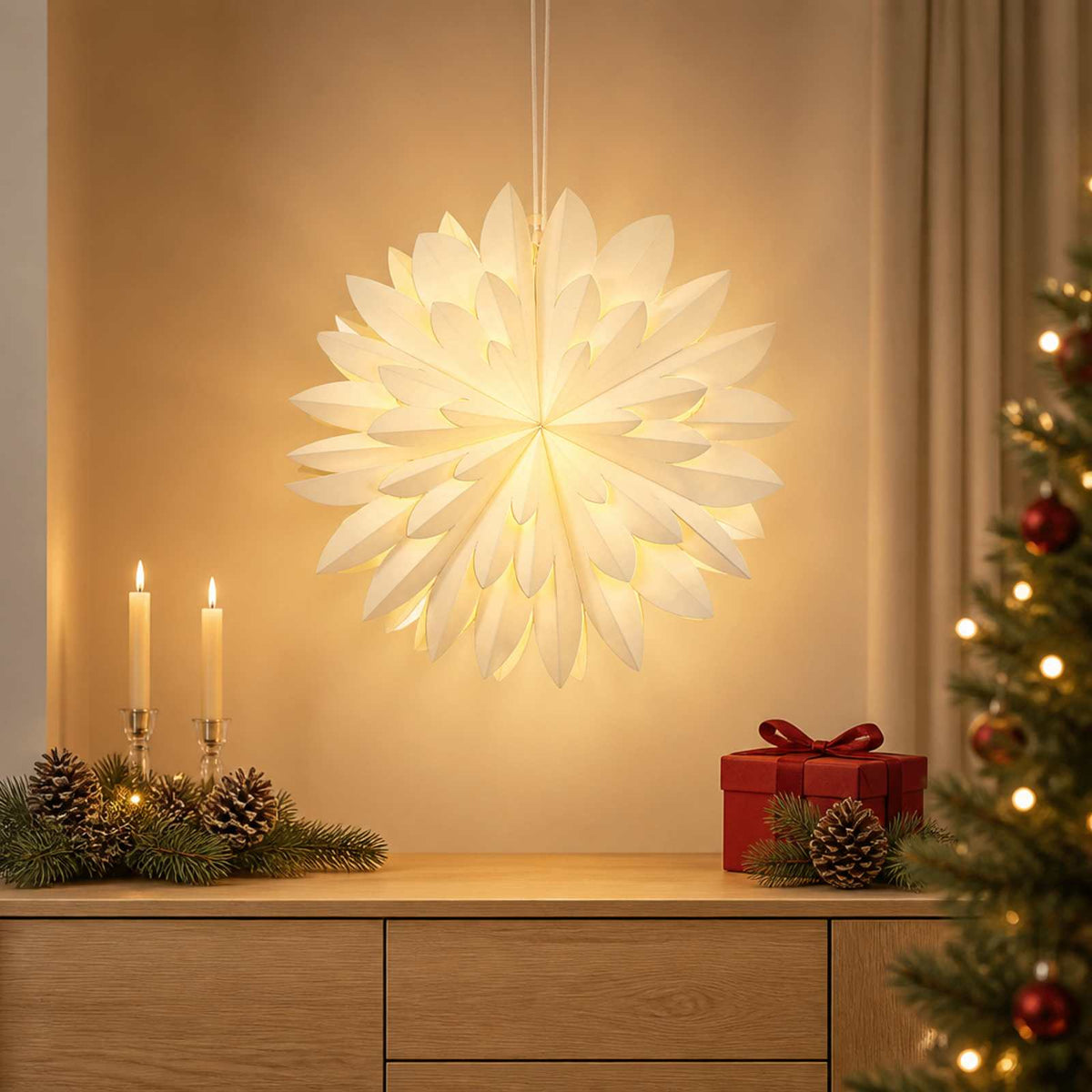 Božićna rasvjeta RAAHE 10 LED lampica Topla bijela