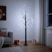 Snježno LED božićno drvce Smeđa 22 x 22 x 120 cm Plastika