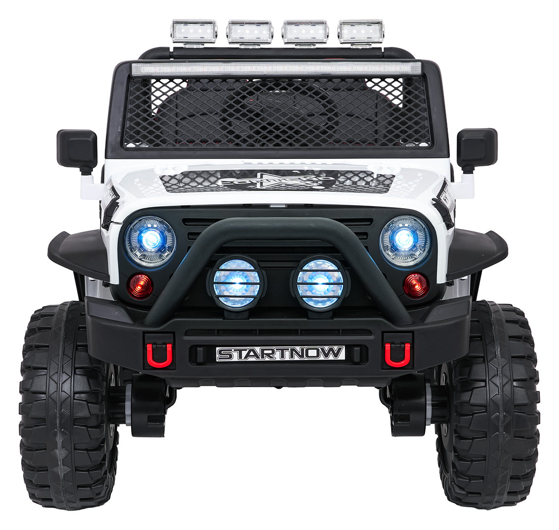 Auto na akumulator Jeep BEAST 4x4 - bijeli
