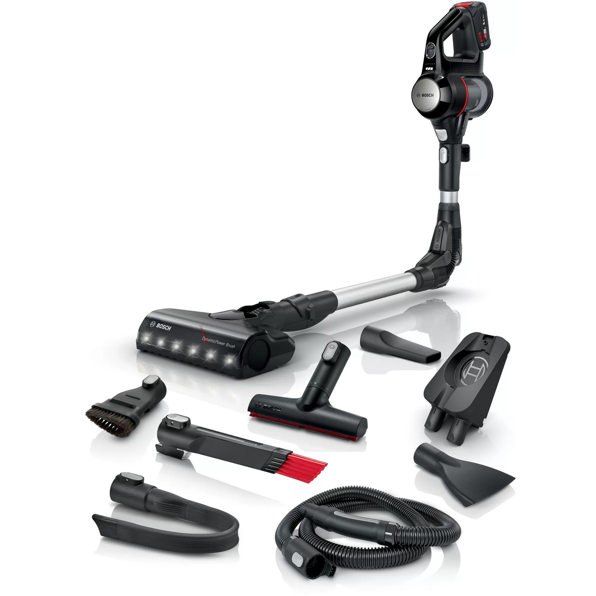 Bosch BCS711PET Štapni usisivač Baterija Suho Bez vrećice 0,3 L Crno, Crveno 3 Ah