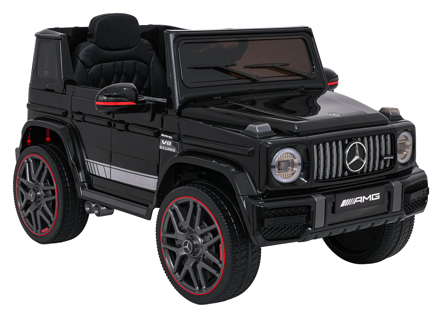 Licencirani auto na akumulator Mercedes G63 AMG LIFT - crni