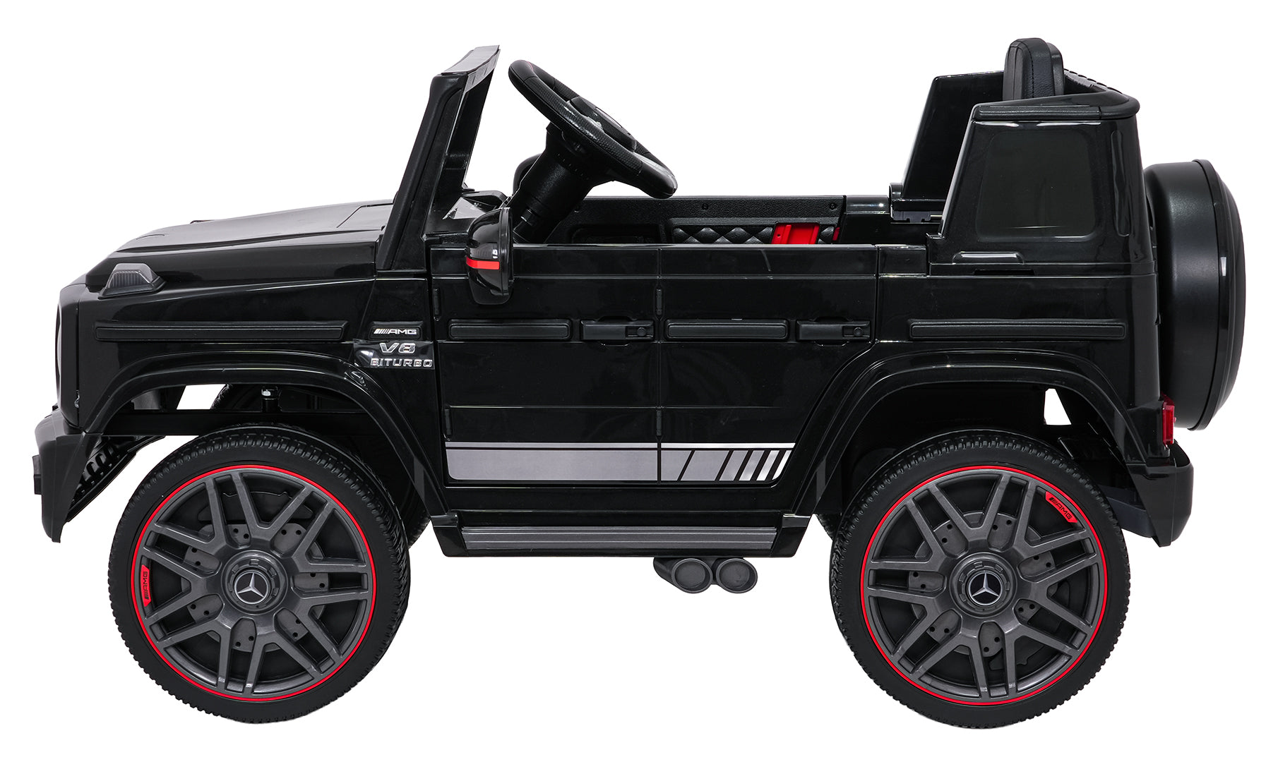 Licencirani auto na akumulator Mercedes G63 AMG LIFT - crni