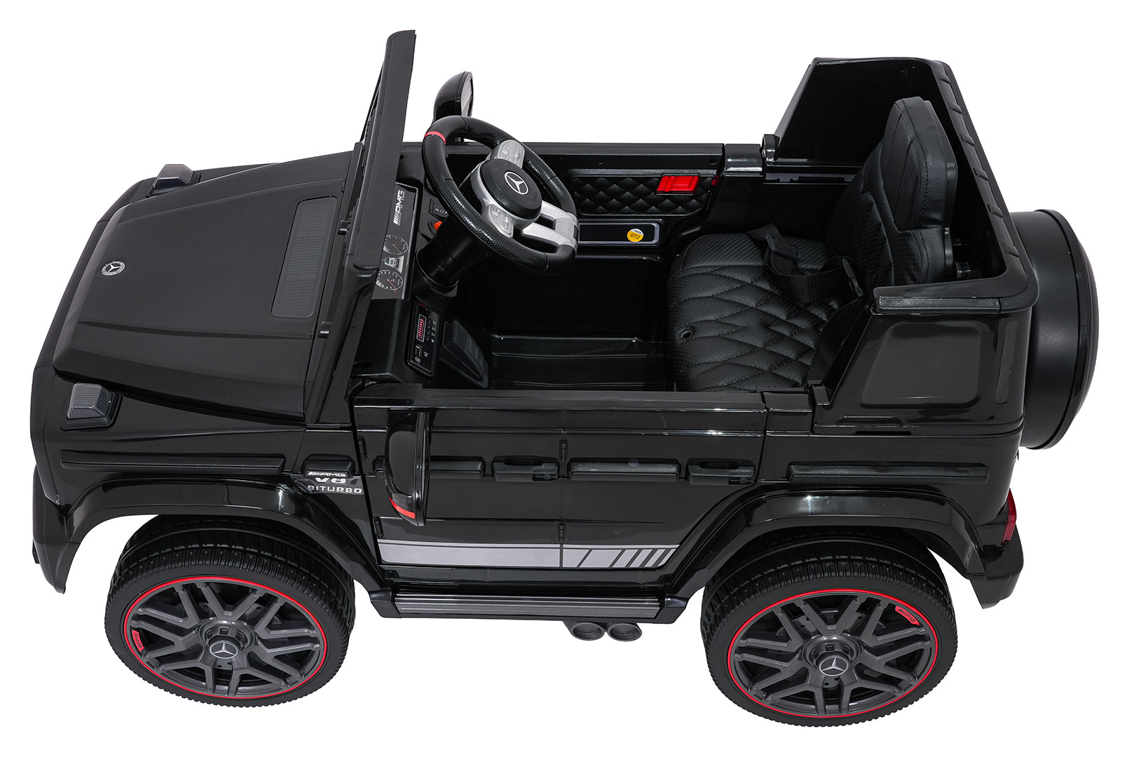 Licencirani auto na akumulator Mercedes G63 AMG LIFT - crni