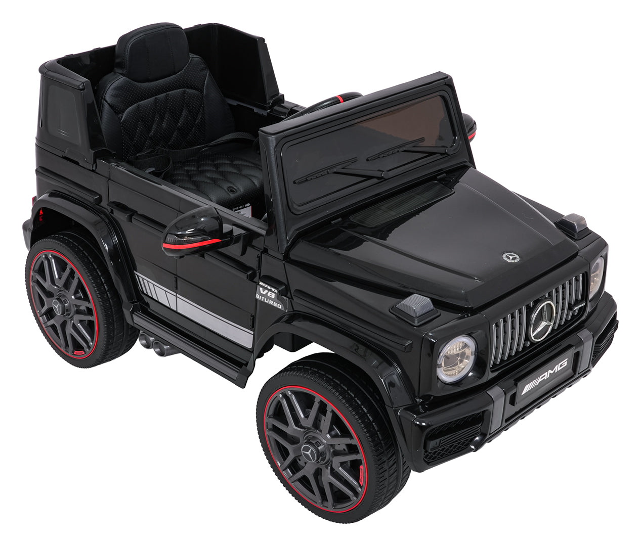 Licencirani auto na akumulator Mercedes G63 AMG LIFT - crni