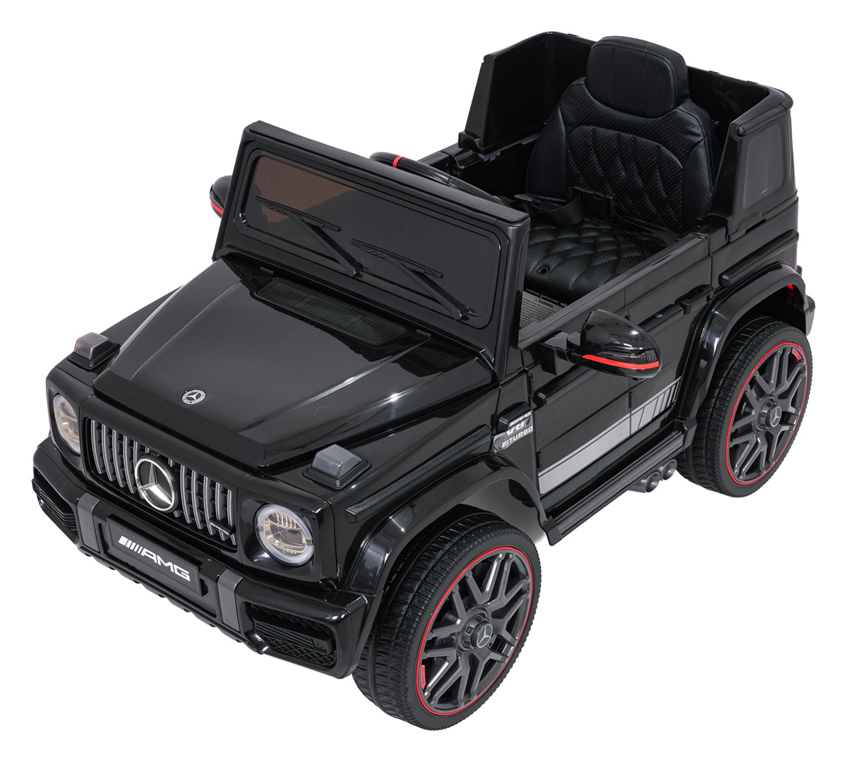 Licencirani auto na akumulator Mercedes G63 AMG LIFT - crni
