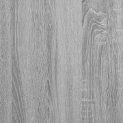 Krevet s od storage Siva Sonoma 140 x 200 cm Konstruirano drvo