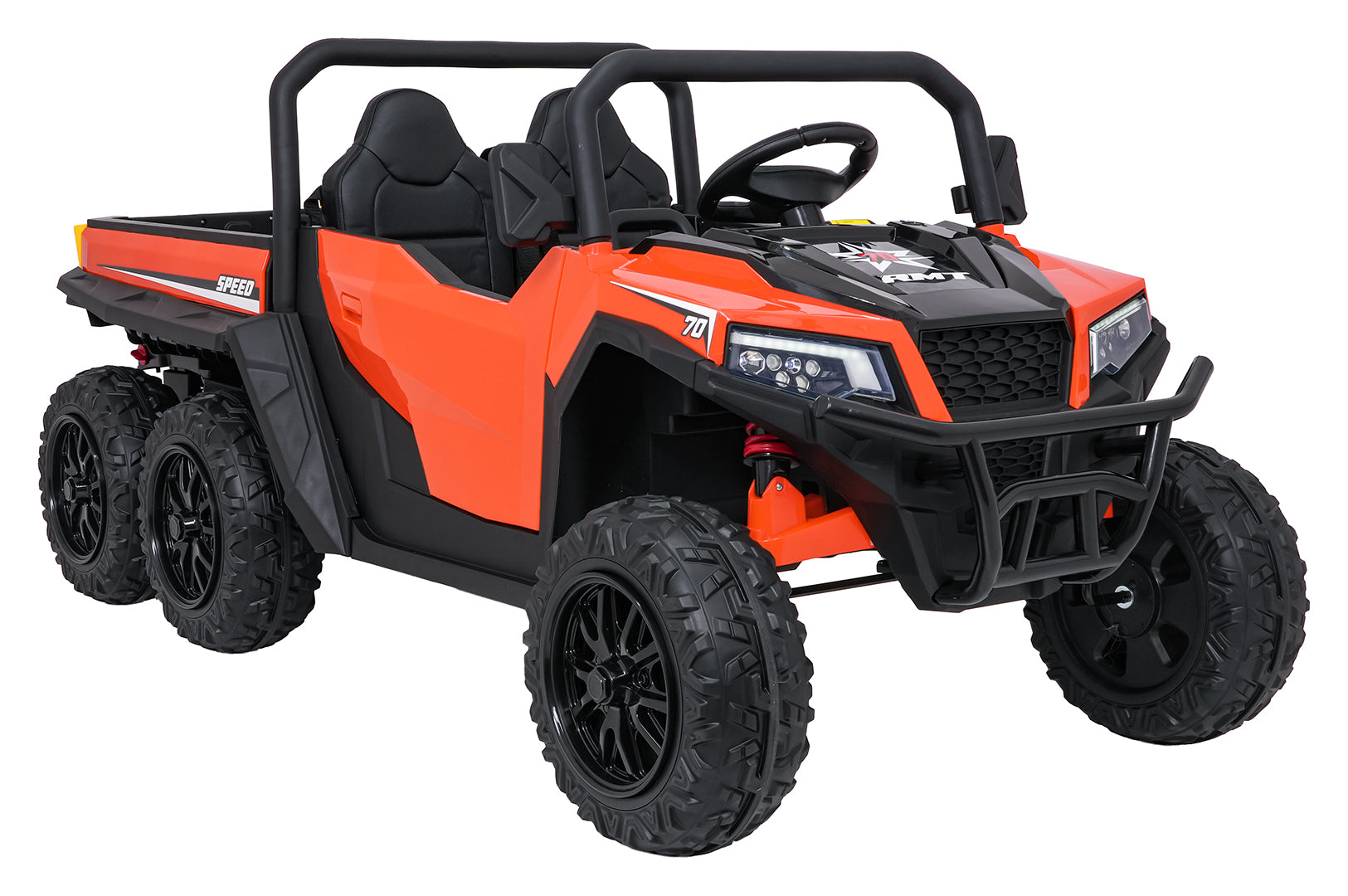 Auto na akumulator Farmer Truck X-POWER 4x4 - DVOSJED - narančasti