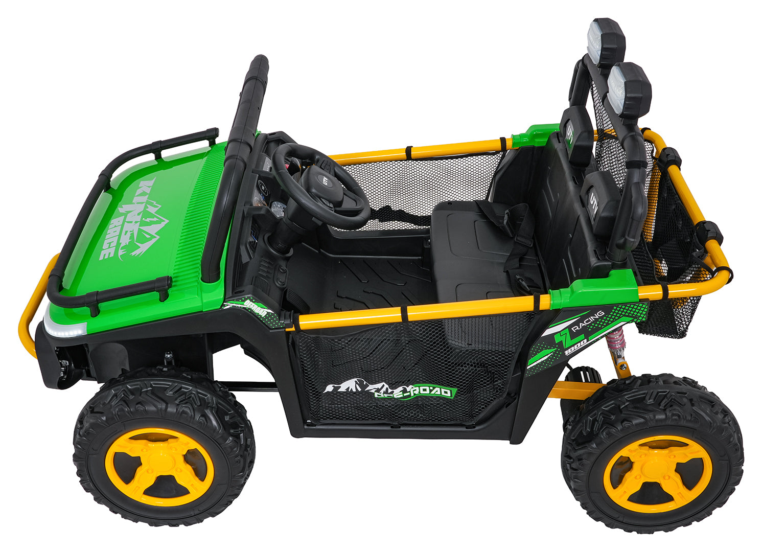 Buggy na akumulator UTV SPEED 2x80W- dvosjed - zeleni