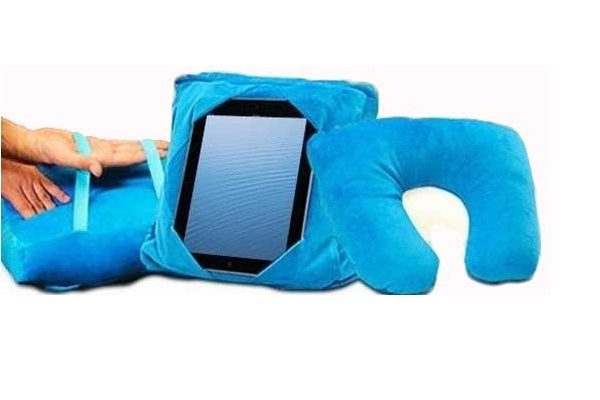 GoGo Pillow" 3 u 1 - držač za tablet, jastuk za putovanje i ruksak, u raznim bojama (pogledajte video)
