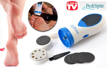 Pedi Spin električni set za piling stopala (pogledajte video)