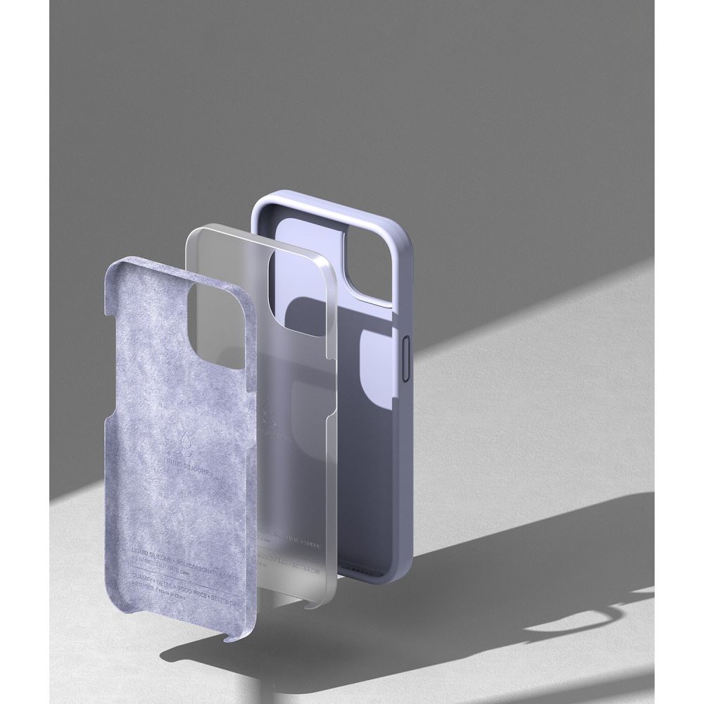 RINGKE SILICONE MASKA ZA IPHONE 14 PLUS / 15 PLUS LAVANDA