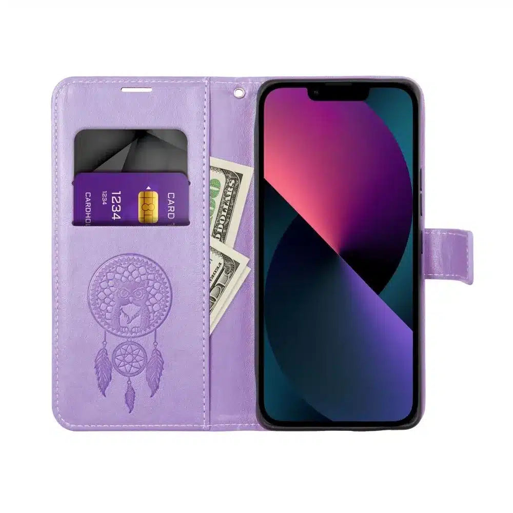MEZZO Book case preklopna torbica za XIAOMI Redmi 12 4G / 12 5G dream catcher purple