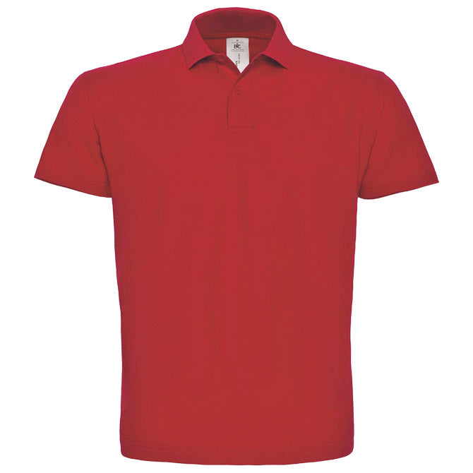 MAJICA KRATKI ROKAVI POLO B&C ID.001 180G RDEČA 2XL