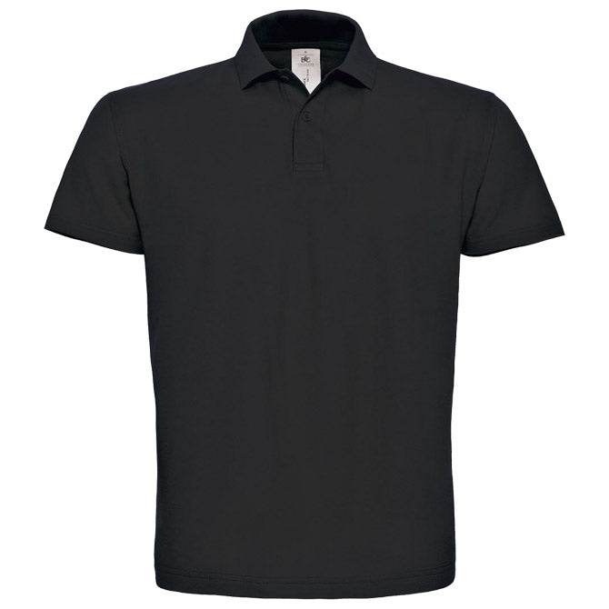 MAJICA KRATKI ROKAVI POLO B&C ID.001 180G ČRNA 2XL