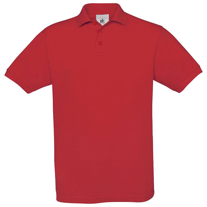 MAJICA KRATKI RUKAVI B&C SAFRAN POLO 180G CRVENA S